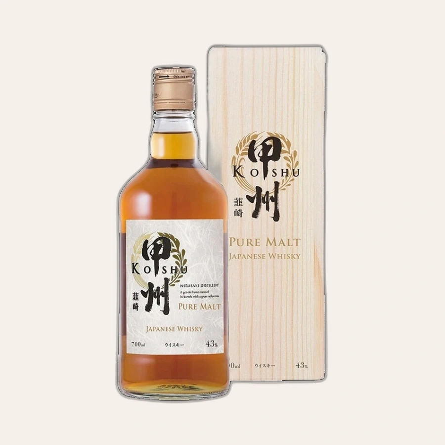 Rượu Whisky Nhật Koshu Nirasaki Pure Malt