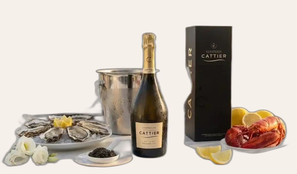 Rượu Champagne Pháp Cattier Brut Nature Premier Cru