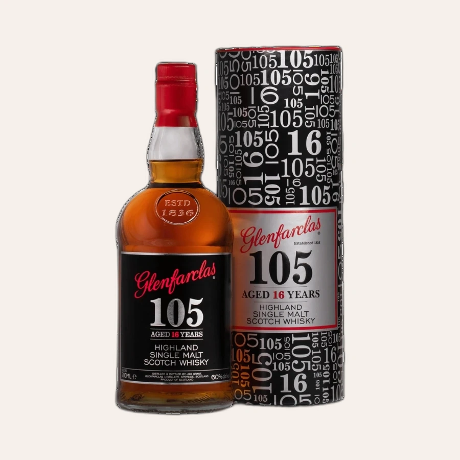 Rượu Whisky Glenfarclas 105 Cask Strength 16 Year Old