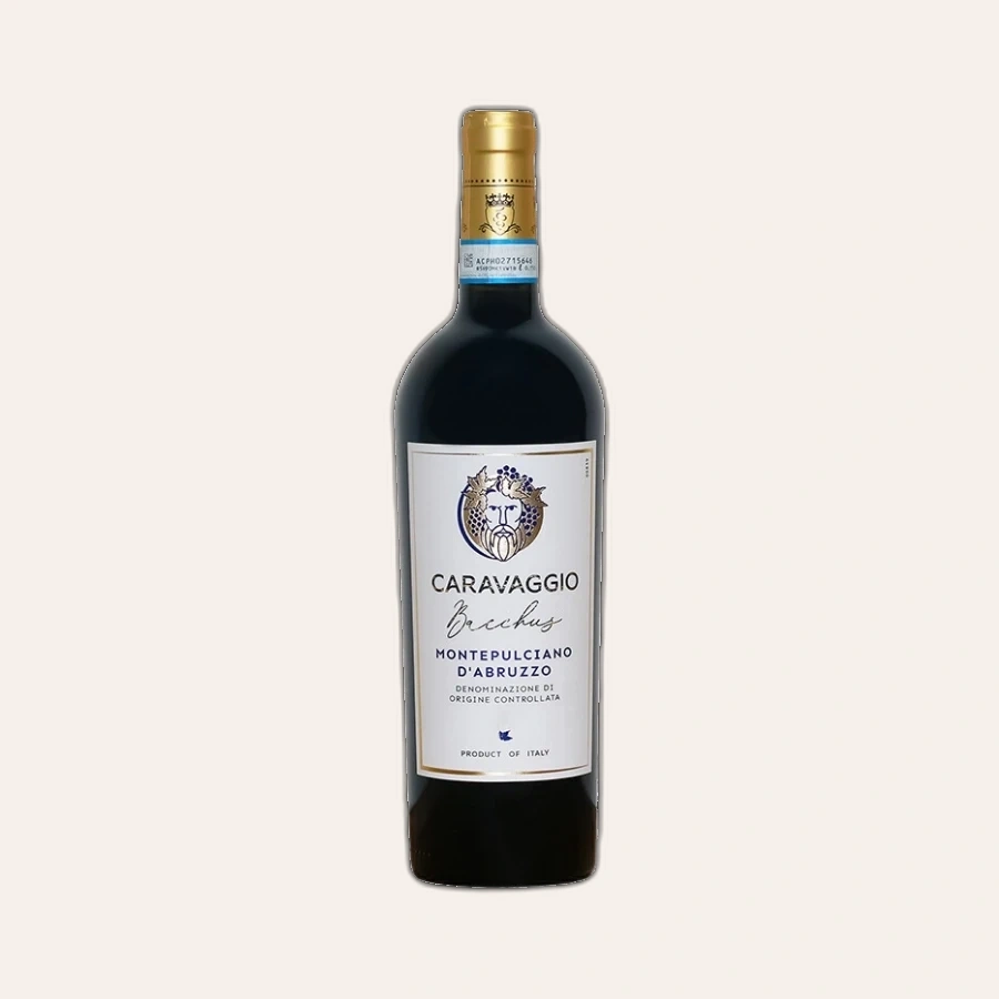 Rượu Vang Đỏ Ý Caravaggio Bacchus Montepulciano d'Abruzzo