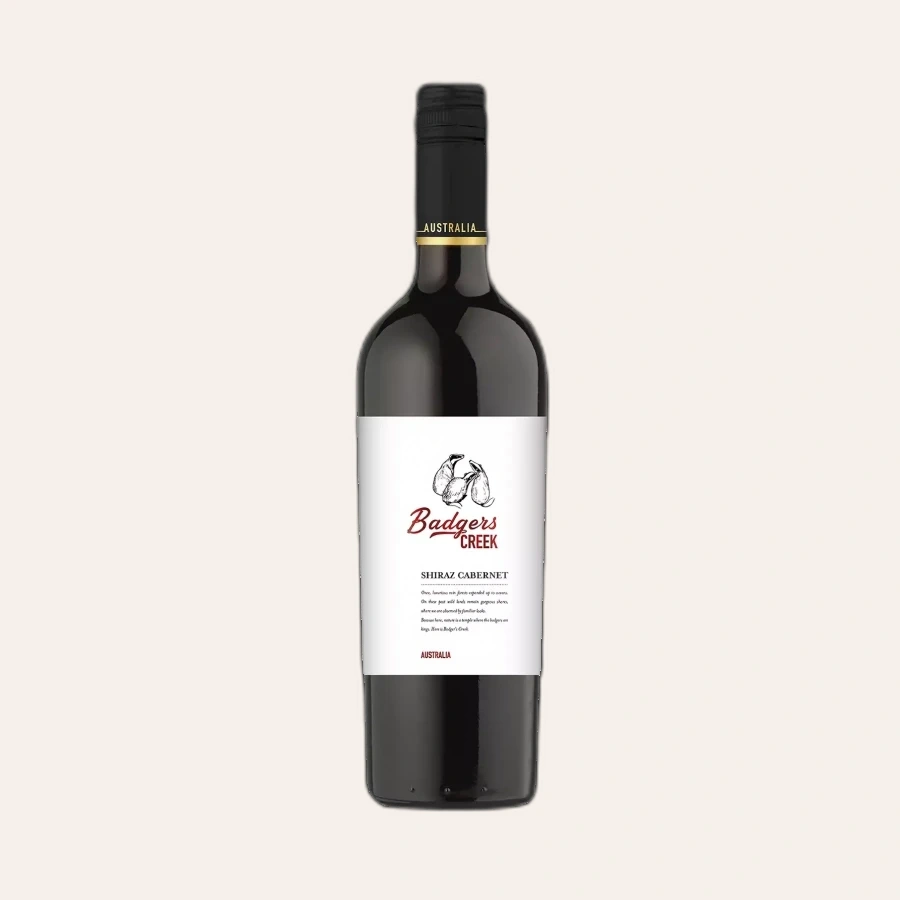 Rượu Vang Đỏ Úc Badgers Creek Shiraz Cabernet