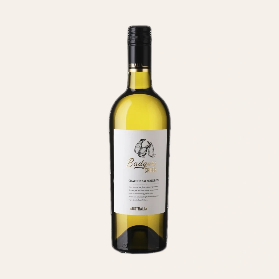 Rượu Vang Trắng Úc Badgers Creek Chardonnay Semillon