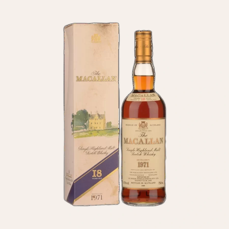 Rượu Whisky Macallan 18 Year Old 1971