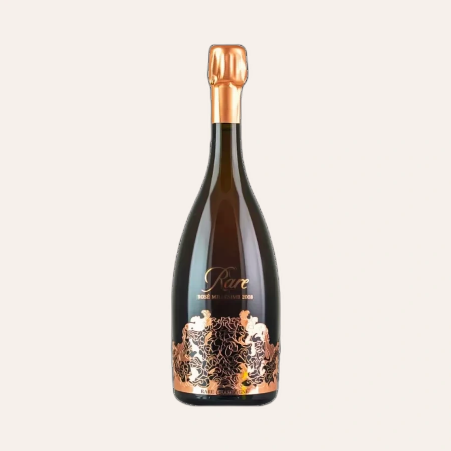 Rượu Champagne Pháp Rare Champagne Rosé Millésimé Brut 2008