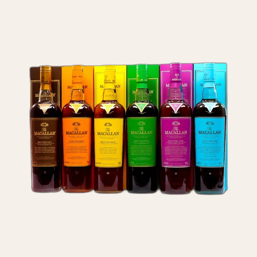 Rượu Whisky Macallan Edition Full Set