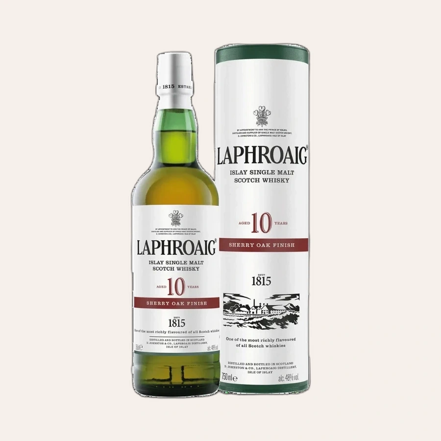 Rượu Whisky Laphroaig 10 Year Old Sherry Oak Finish