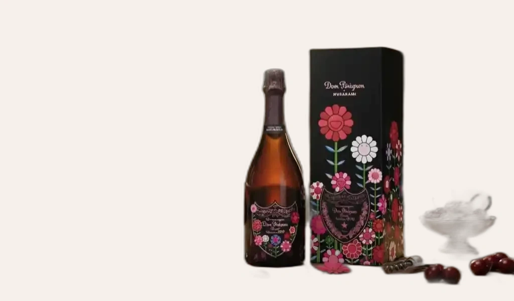 Rượu Champagne Pháp Dom Perignon Rose Takashi Murakami 2010 Độc Đáo