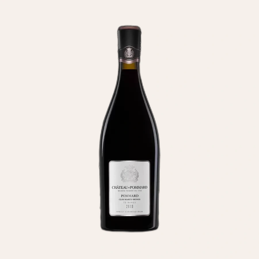 Rượu Vang Đỏ Pháp Chateau de Pommard Clos Marey-Monge 75 Rangs