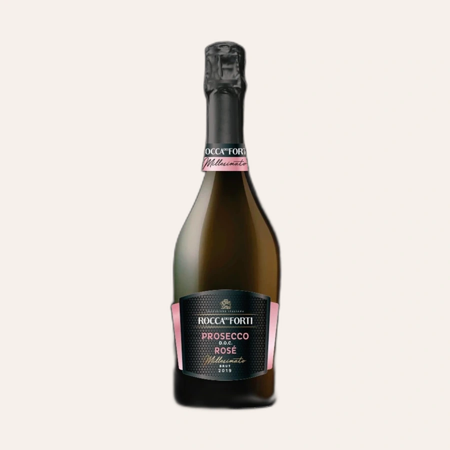 Rượu Sparkling Ý Rocca Dei Forti Prosecco Rose