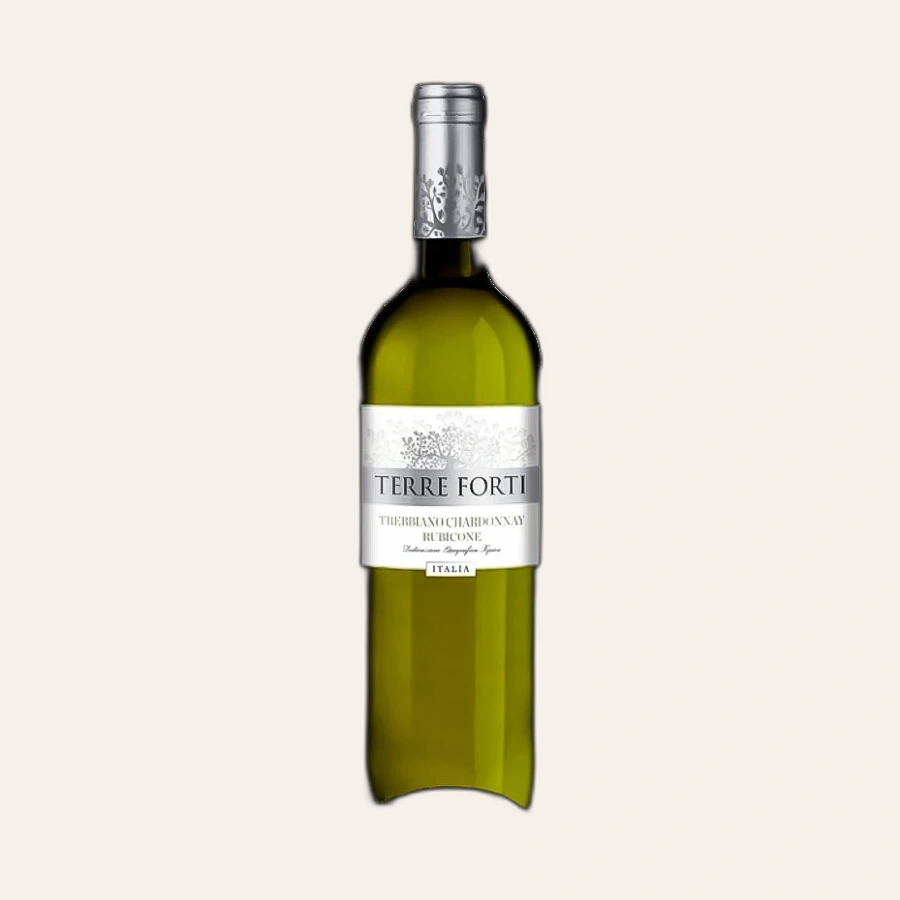 Rượu Vang Trắng Ý Terre Forti Trebbiano Chardonnay Rubicone IGT