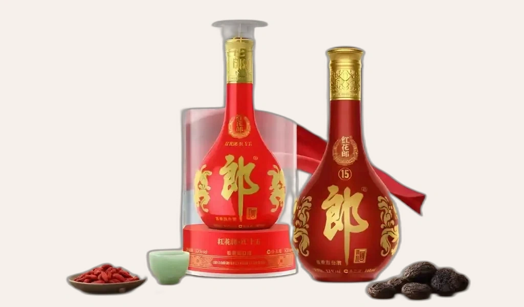 Rượu Lang Tửu Hồng Hoa Lang 15 Năm Đầy Đặn