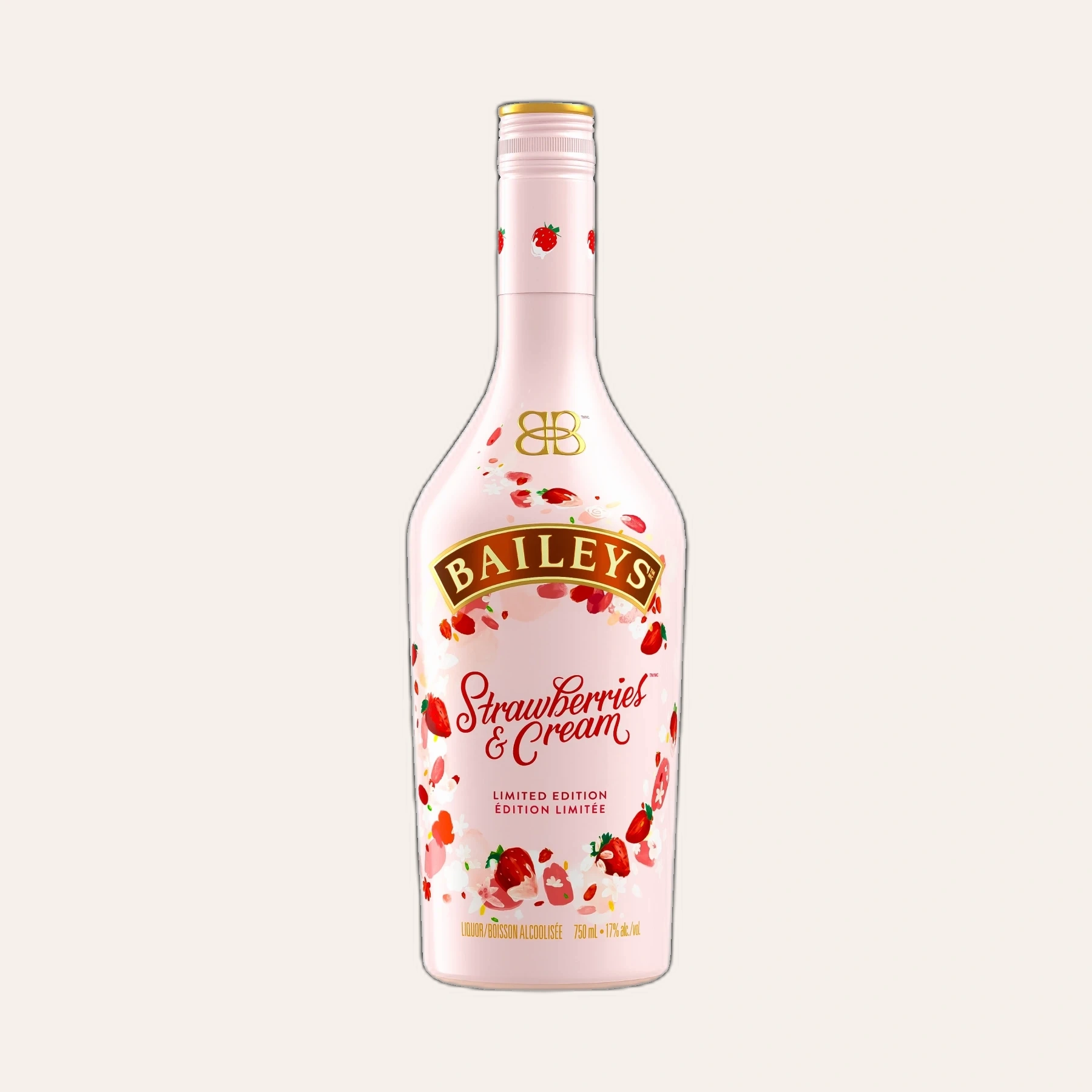 Rượu Liqueur Ireland Baileys Strawberries & Cream