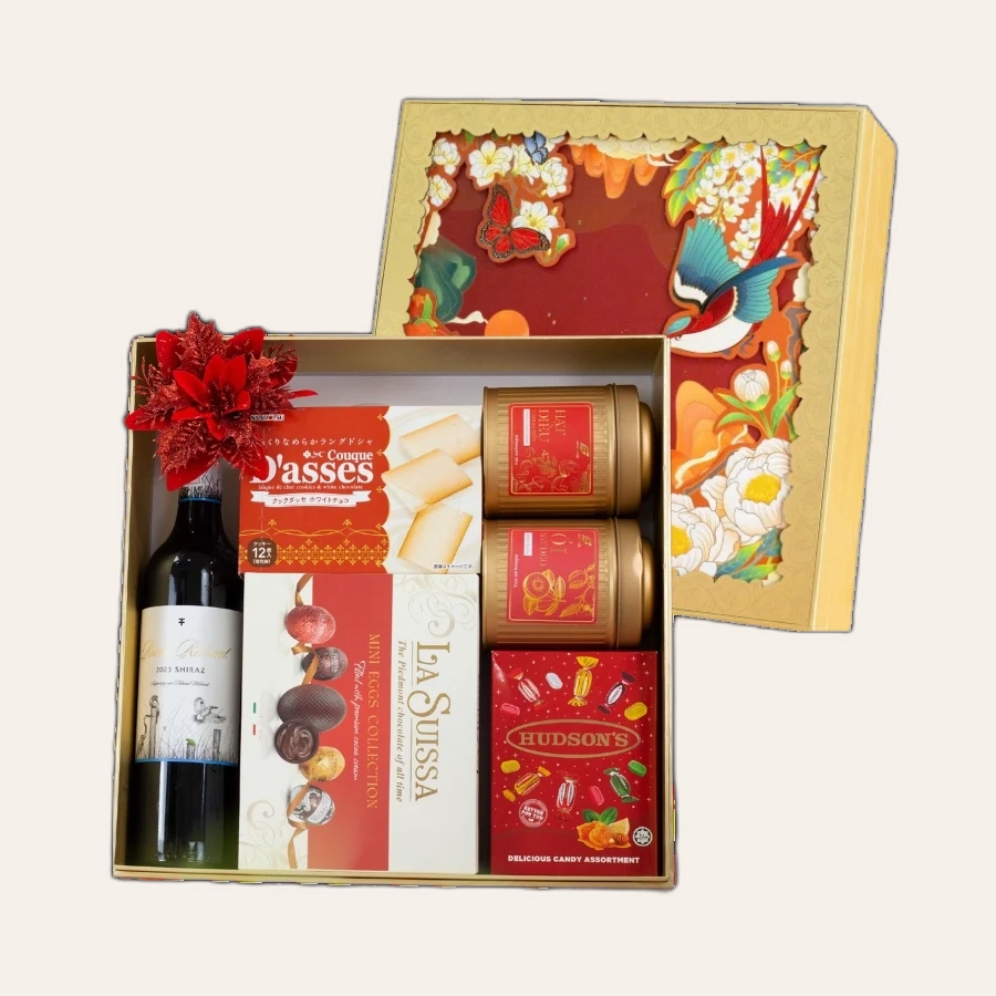 Rượu Vang Đỏ Úc Trentham Estate River Retreat Hộp Quà Tết 2026 Set Nghênh Sắc 2