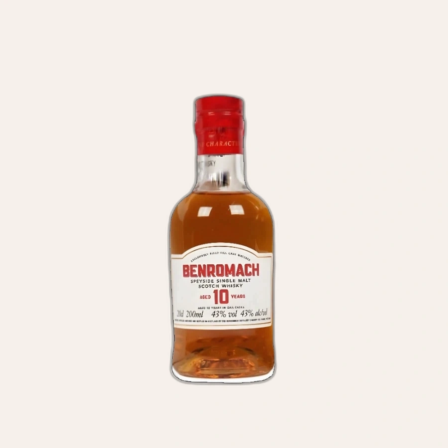 Rượu Whisky Benromach 10 Year Old 200ml