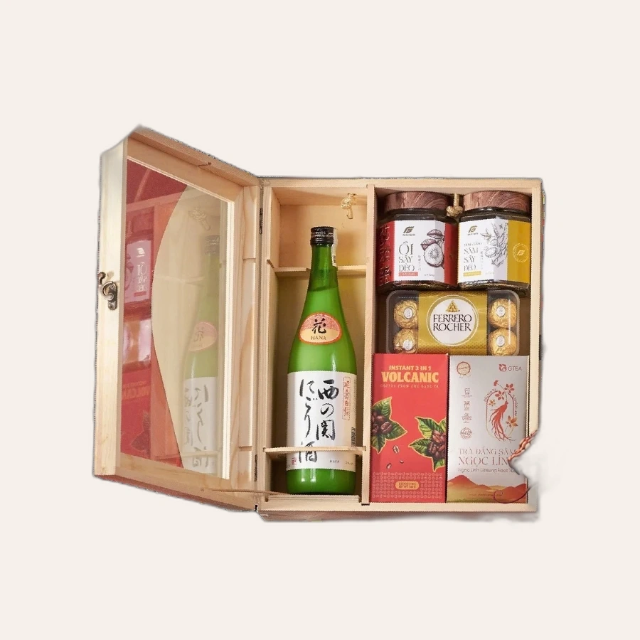 Rượu Sake Nhật Nishinoseki Nigori Zake Hộp Quà Tết 2025