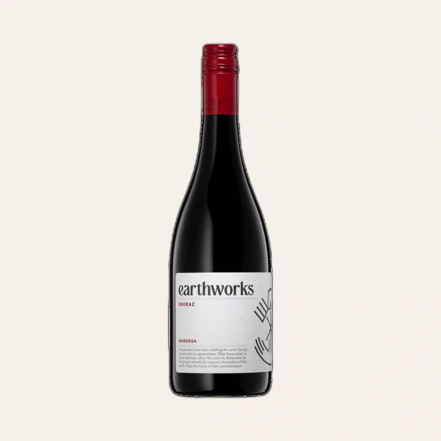 Rượu Vang Đỏ Úc EarthWorks Shiraz