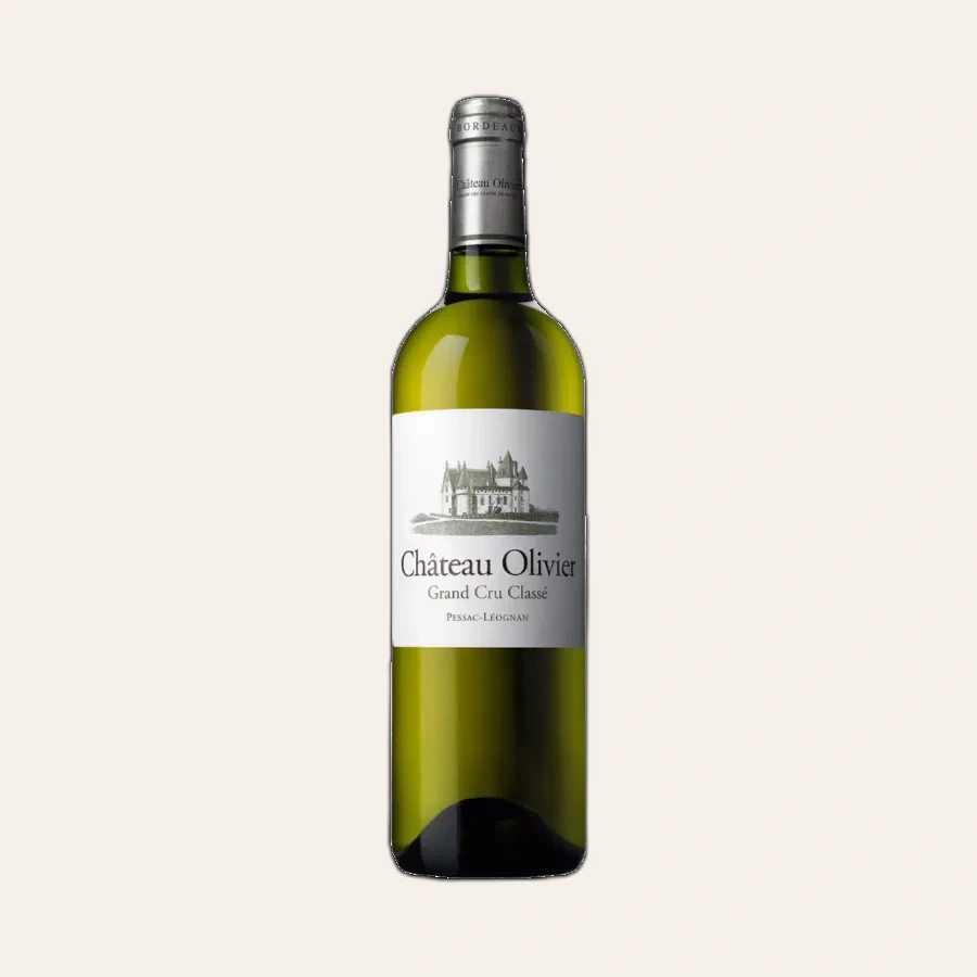 Rượu Vang Trắng Pháp Chateau Olivier Blanc Grand Cru Classé 2019