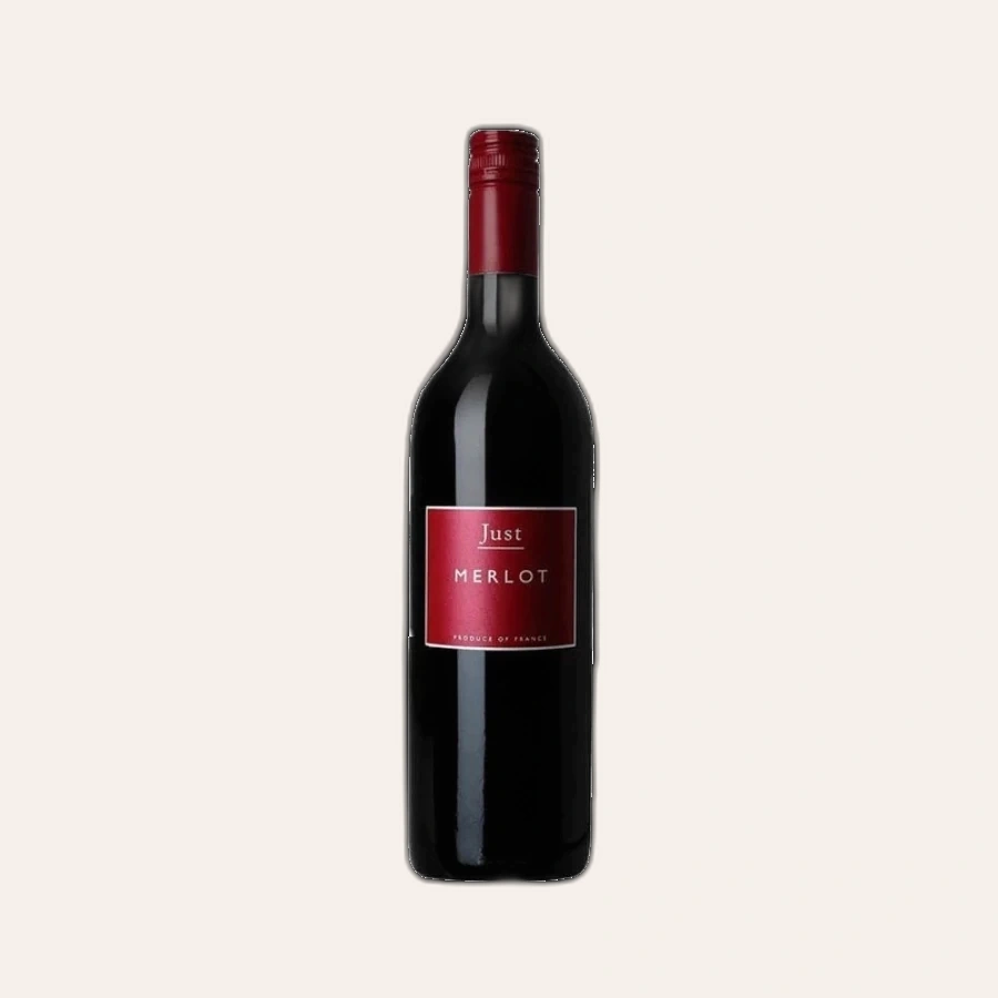Rượu Vang Đỏ Pháp Just Merlot IGP d'OC 375ml