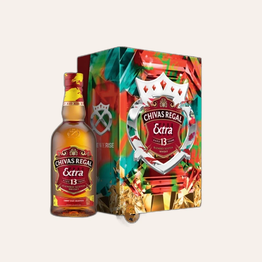 Rượu Whisky Chivas Extra 13 Year Cask Phiên Bản Hộp Quà Tết 2025