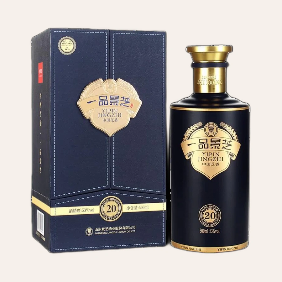 Rượu Cảnh Chi - Nhất Phẩm Chi Hương 20 Năm (53% / 500ml) / 一品景芝 芝香 20年 / Yipin Jingzhi Sesame Aroma 20 Year Old