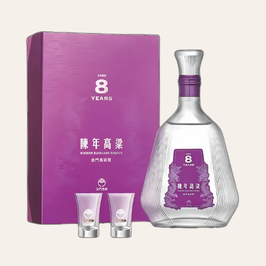 Rượu Cao Lương Kim Môn 8 Năm/ Kinmen Kaoliang 8 Year Old/ 金門高粱 陳年高梁8年