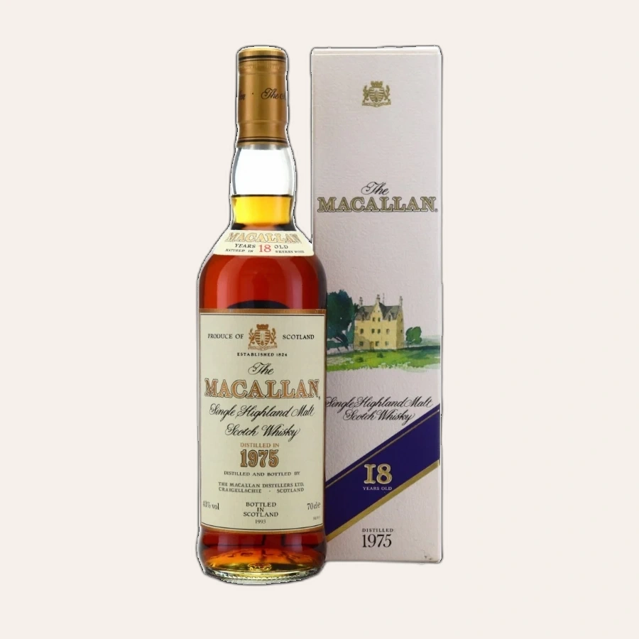 Rượu Whisky Macallan 18 Year Old 1975