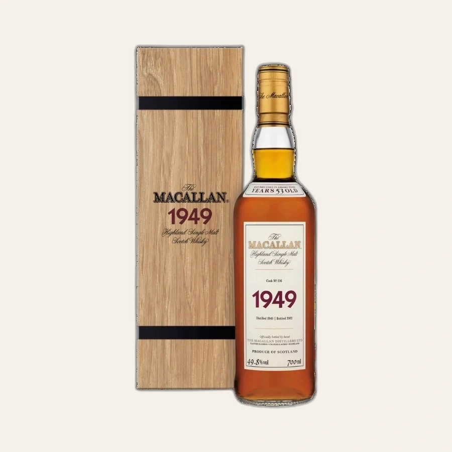 Rượu Whisky Macallan 53 Year Old 1949 Bottled 2002 Fine And Rare