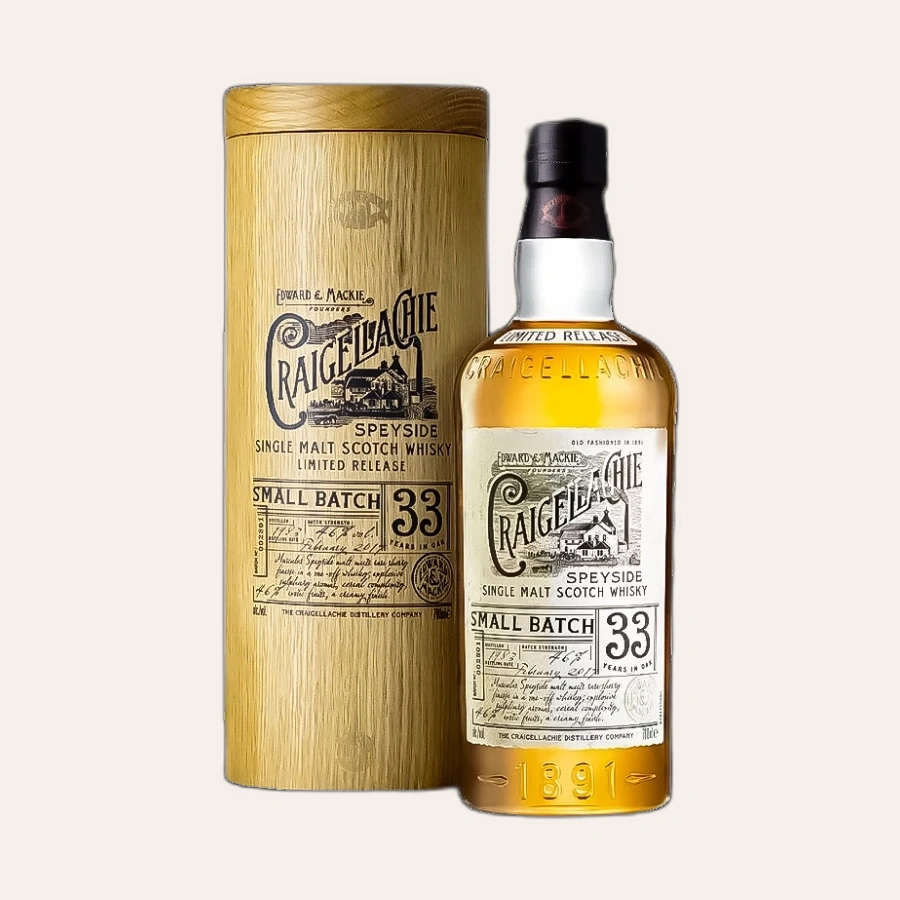 Rượu Whisky Craigellachie 33 Year Old