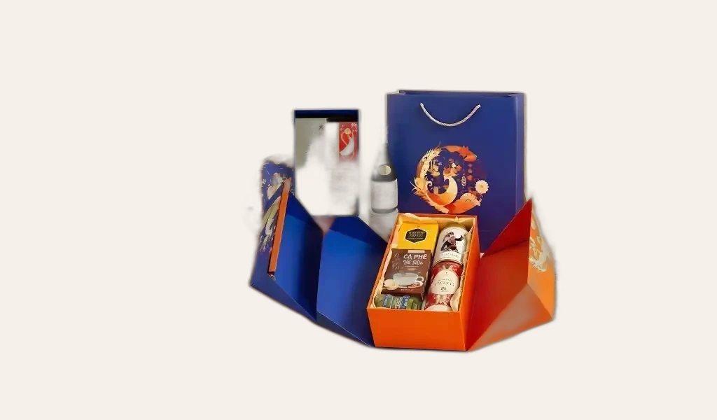 Rượu Sake Kimoto Daishichi Masakura Hộp Quà 2026 Set Lộc Khổng Tước 3