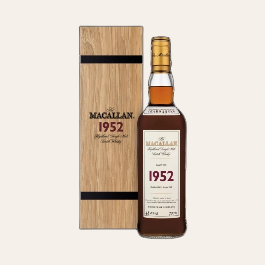 Rượu Whisky Macallan 49 Year Old 1952 Bottled 2002 Fine And Rare