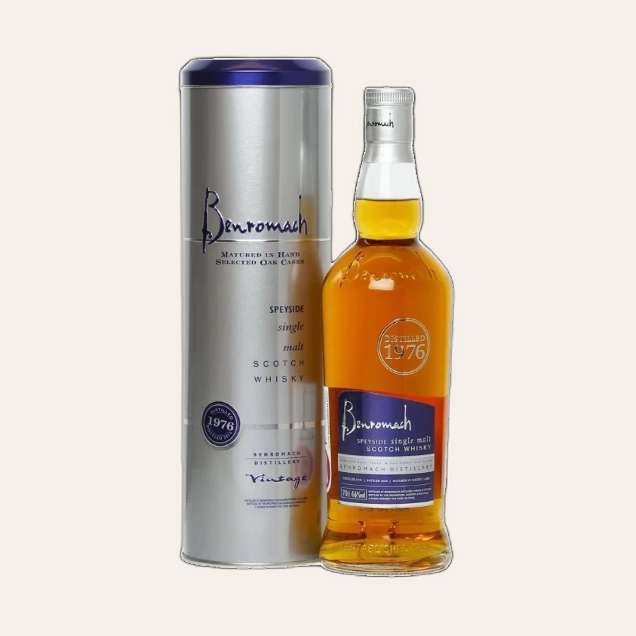 Rượu Whisky Benromach 36 Year Old 1976