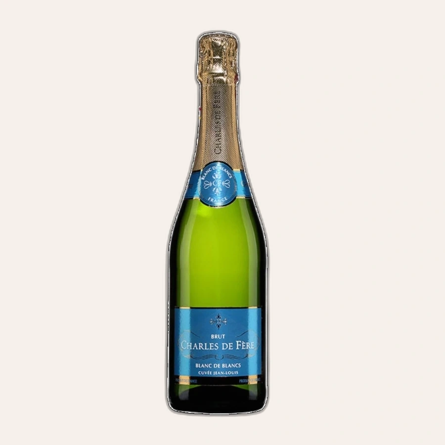 Rượu Sparkling Pháp Charles de Fere Cuvee Jean Louis Blanc de Blancs Brut