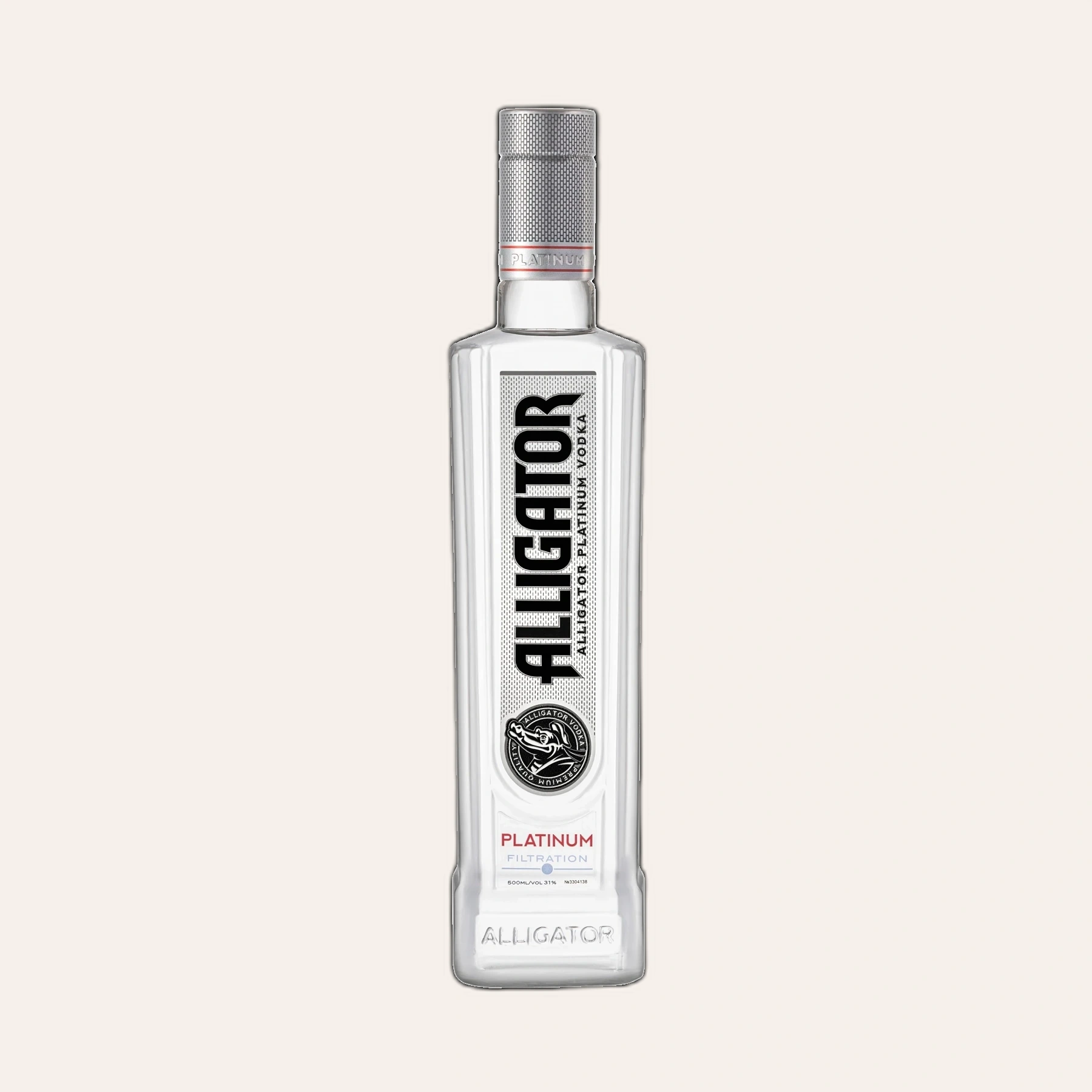 Rượu Vodka Nga Alligator Platinum Vodka Cá Sấu