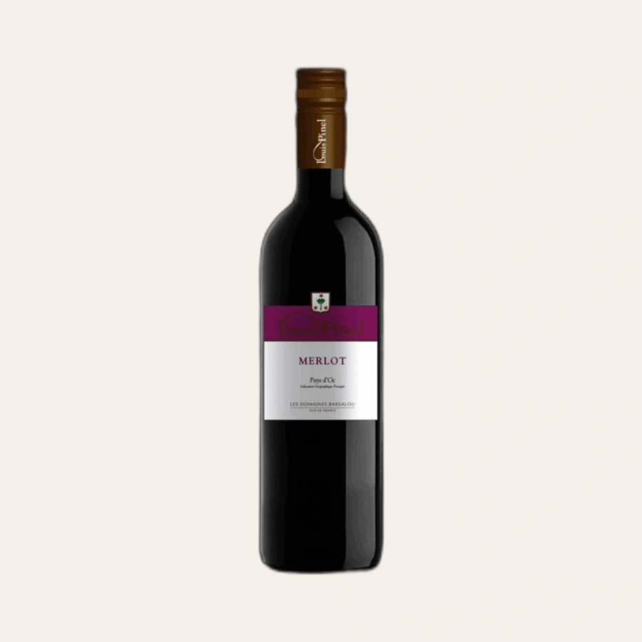 Rượu Vang Đỏ Pháp Louis Pinel Merlot IGP d'OC