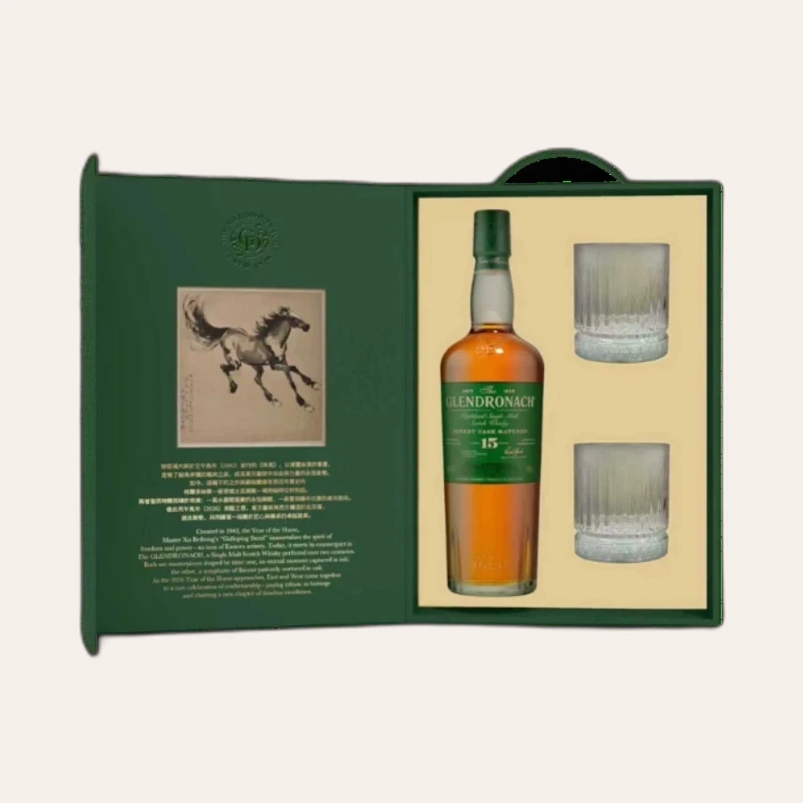 Rượu Whisky GlenDronach 15 Year Old Hộp Quà Tết 2026