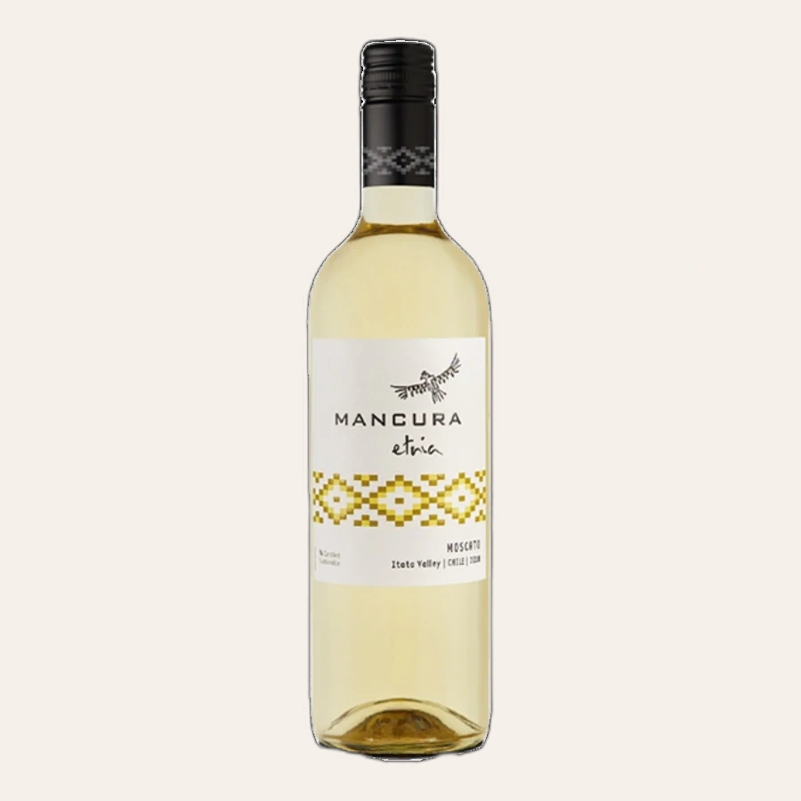 Rượu Vang Trắng Chile Mancura Etnia Moscato