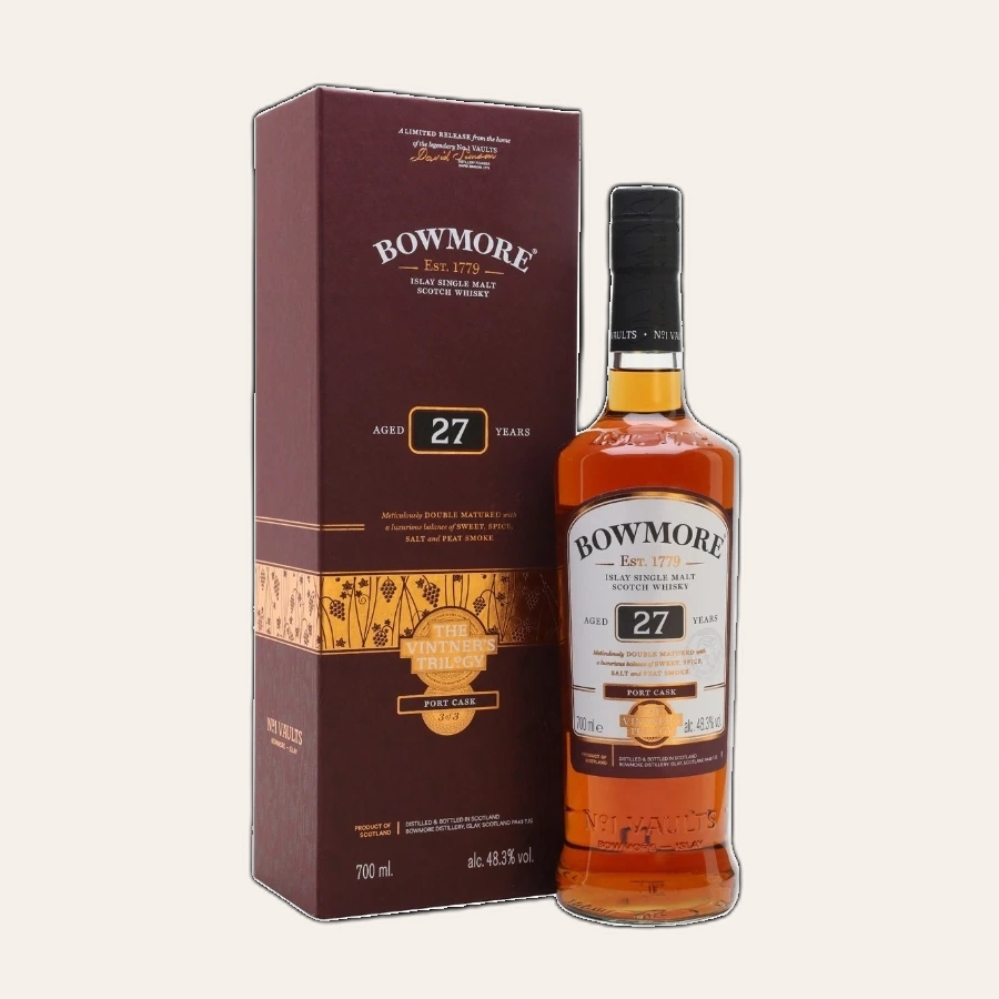 Rượu Whisky Bowmore 27 Year Old The Vintner's Trilogy - Port Cask