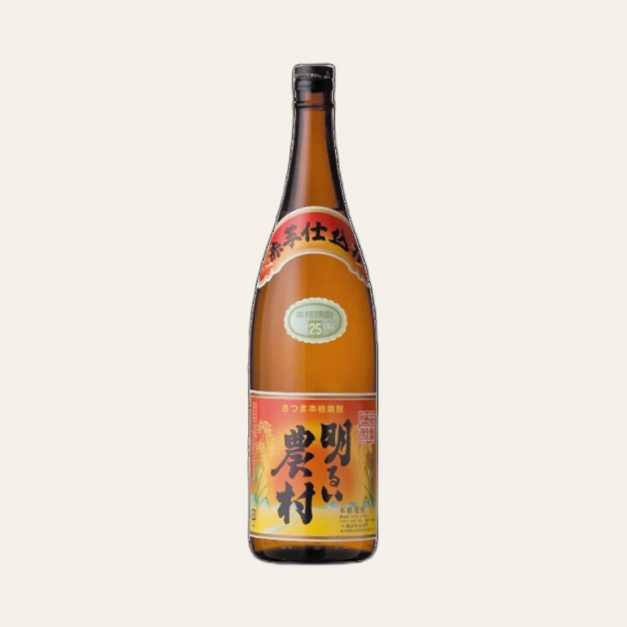 Rượu Shochu Nhật Akarui Nouson Akaimo Jikomi Magnum 1.8L