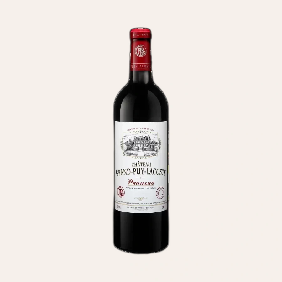 Rượu Vang Đỏ Pháp Chateau Grand Puy Lacoste 2018