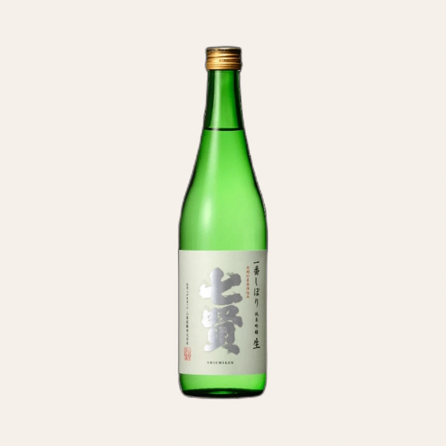 Rượu Sake Nhật Bản Shichiken Ichiban Shibori Junmai Ginjo