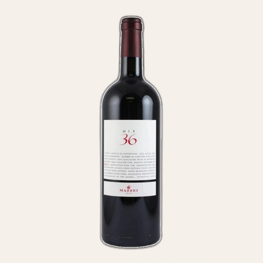 Rượu Vang Đỏ Ý Mazzei Mix 36