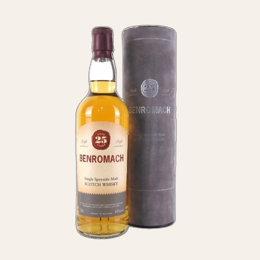 Rượu Whisky Benromach 25 Year Old