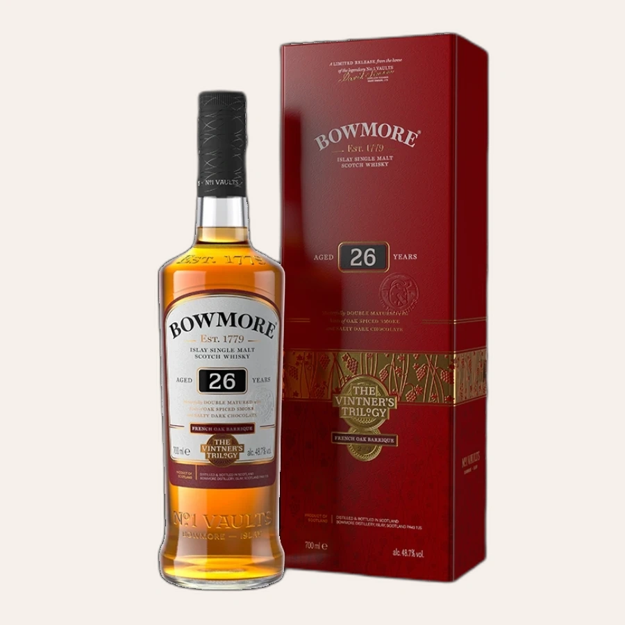 Rượu Whisky Bowmore 26 Year Old The Vintner's Trilogy - French Oak Barrique