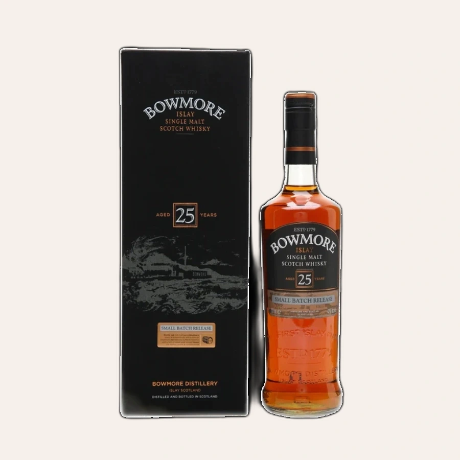 Rượu Whisky Bowmore 25 Year Old Small Batch 2013