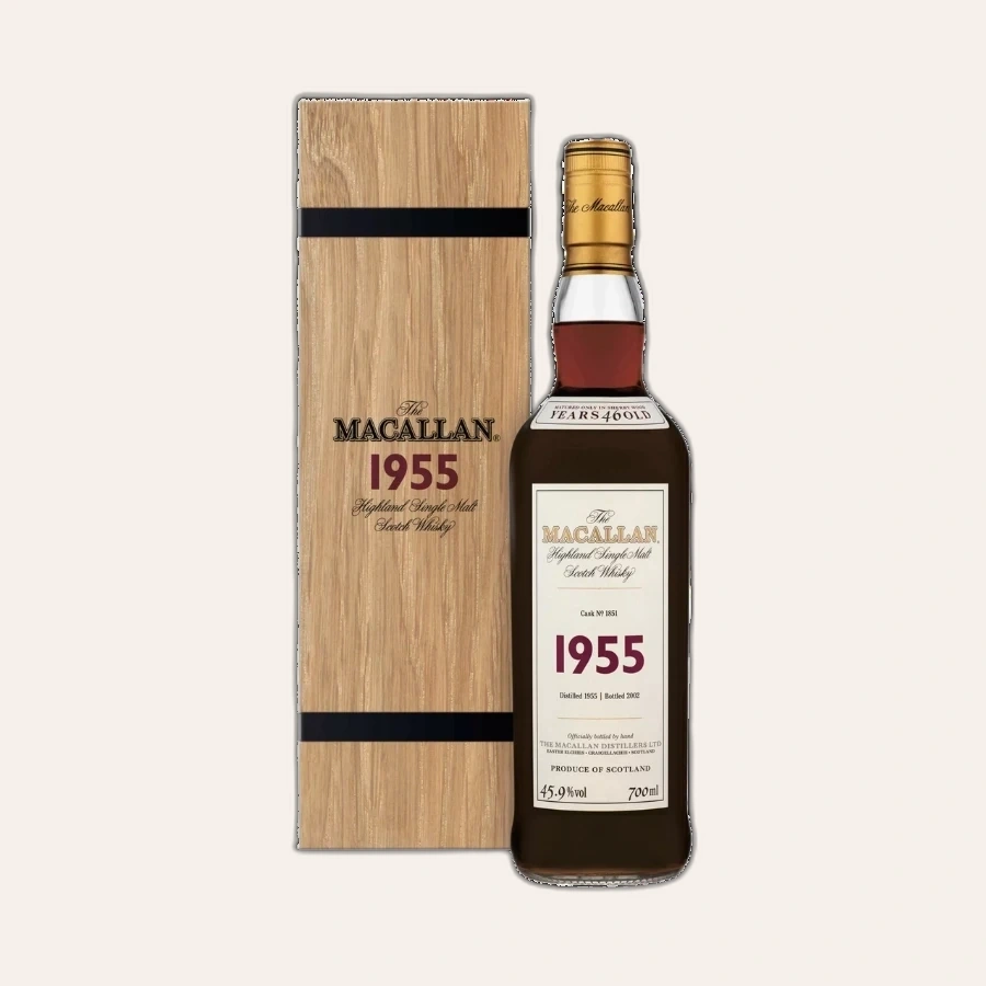 Rượu Whisky Macallan 46 Year Old 1955 Bottled 2002 Fine And Rare