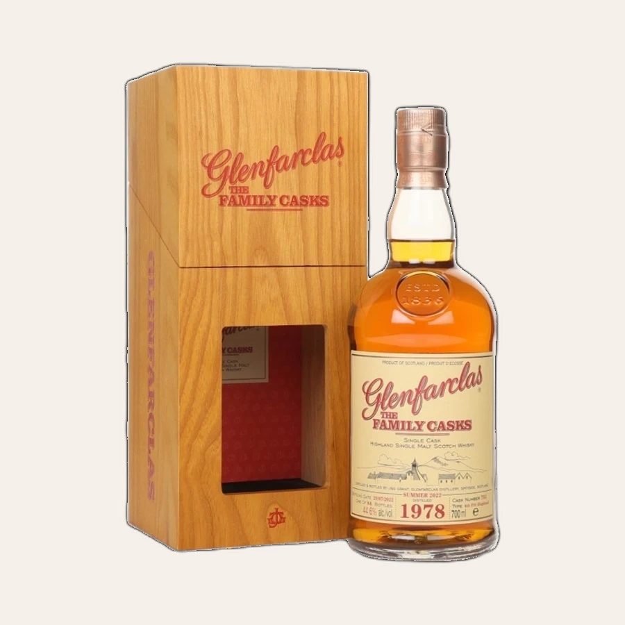 Rượu Whisky Glenfarclas 1978 Decanter Single Cask