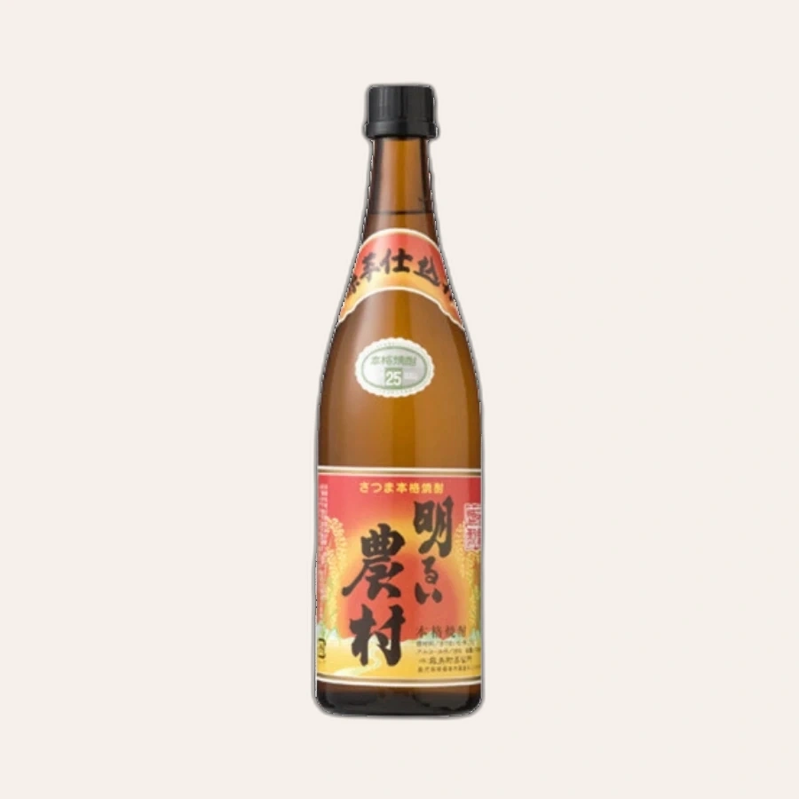 Rượu Shochu Nhật Akarui Nouson Akaimo Jikomi
