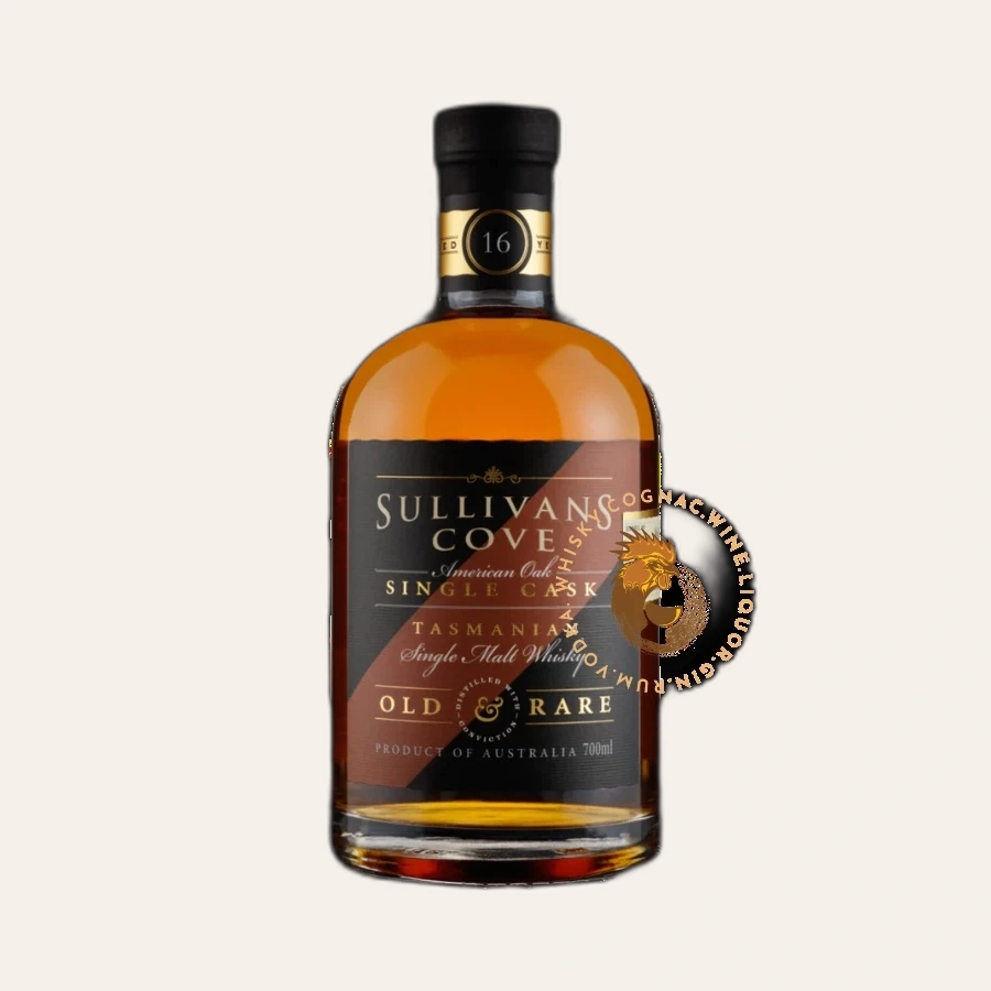 Rượu Whisky Úc Sullivans Cove 16 Year Old Old & Rare American Oak Second-Fill