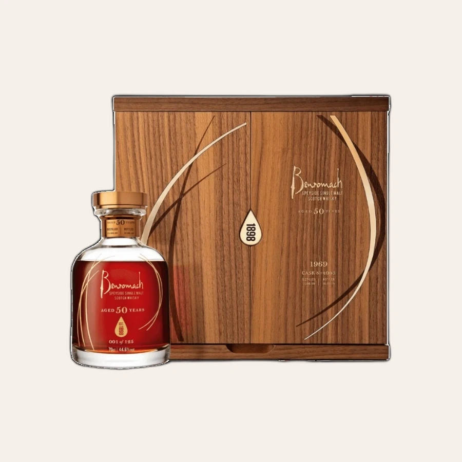 Rượu Whisky Benromach 50 Year Old 1969
