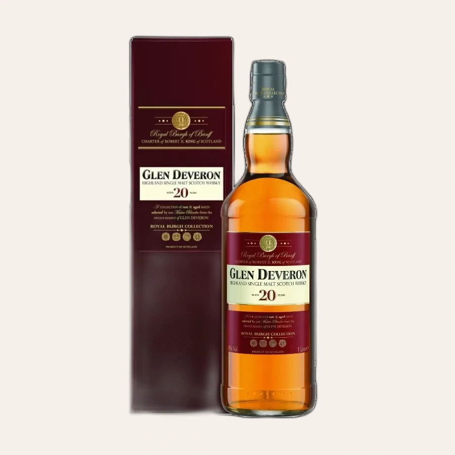 Rượu Whisky Glen Deveron 20 Year Old Royal Burgh Collection